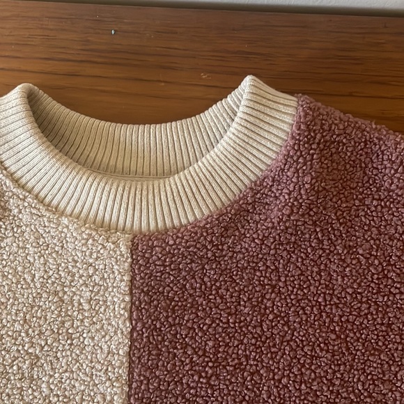 Simons Fuzzy Colourblock Sweater (Size M) - Picture 3 of 4
